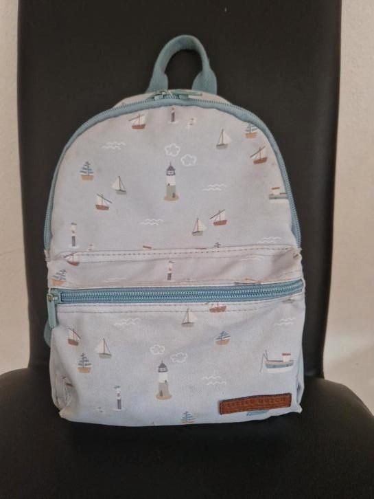 Little dutch rugtas licht blauw, Sieraden, Tassen en Uiterlijk, Tassen | Schooltassen, Zo goed als nieuw, Rugtas, Blauw, Ophalen