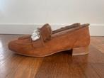 Helia loafers suède met ‘ diamanten’ mt 41, Bruin, Helia, Instappers, Ophalen of Verzenden