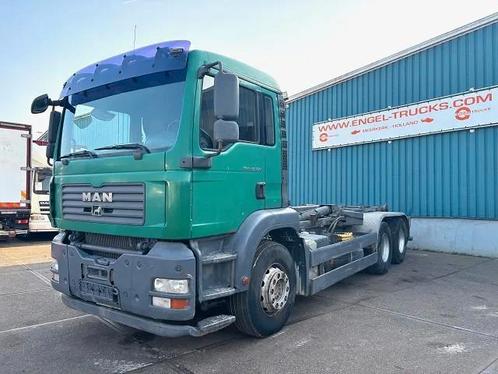 MAN TGA 26.360BB 6x4 FULL STEEL MULTILIFT HOOK-ARM (ZF16 MAN, Auto's, Vrachtwagens, Te koop, ABS, Airconditioning, Cruise Control