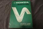 Honda CB450 CL450 K3 K4 1971 twins motorcycle parts list, Ophalen of Verzenden, Honda