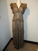 BA&SH maxi dress ruffles bij de armen in print mooi 1/S, Overige kleuren, Verzenden, Zo goed als nieuw, Ba&sh