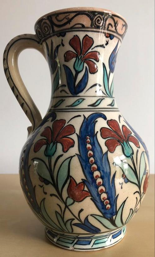 Antieke Italiaanse IZNIK stijl vaas Ulisse Cantagalli, Antiek en Kunst, Antiek | Vazen, Verzenden