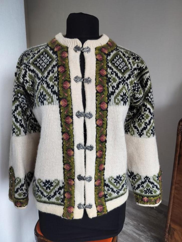 Vintage Vest - Uniek Stuk! Maat 38, Kleding | Dames, Truien en Vesten, Zo goed als nieuw, Maat 38/40 (M), Ophalen of Verzenden