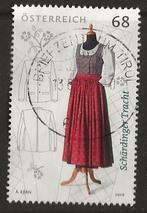 Oostenrijk 198, klederdracht, Verzenden, Gestempeld
