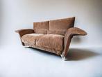 Vintage Cassina Moove sofa 80's/90's smooth velours, 150 tot 200 cm, Vintage design cassina, Rechte bank, Stof