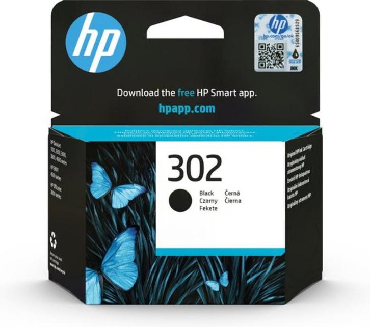 HP 302 - Inktcartridge - Origineel - Zwart, Computers en Software, Printerbenodigdheden, Nieuw, Cartridge, Verzenden