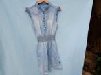 Blend maat 34 washed denim jurkje dirndl, Blauw, Ophalen of Verzenden, Maat 34 (XS) of kleiner, Gedragen