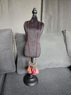 Handgemaakte halsketting (Boheemse/ Ibiza stijl), Ophalen of Verzenden, Nieuw, Overige materialen