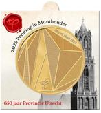 Nederland penning in munthouder 2025 650 Jaar Prov. Utrecht, Ophalen of Verzenden, Overige landen, Overige waardes, Setje