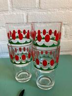 Retro frisdrank glaasjes, Ophalen of Verzenden, Zo goed als nieuw, Overige stijlen