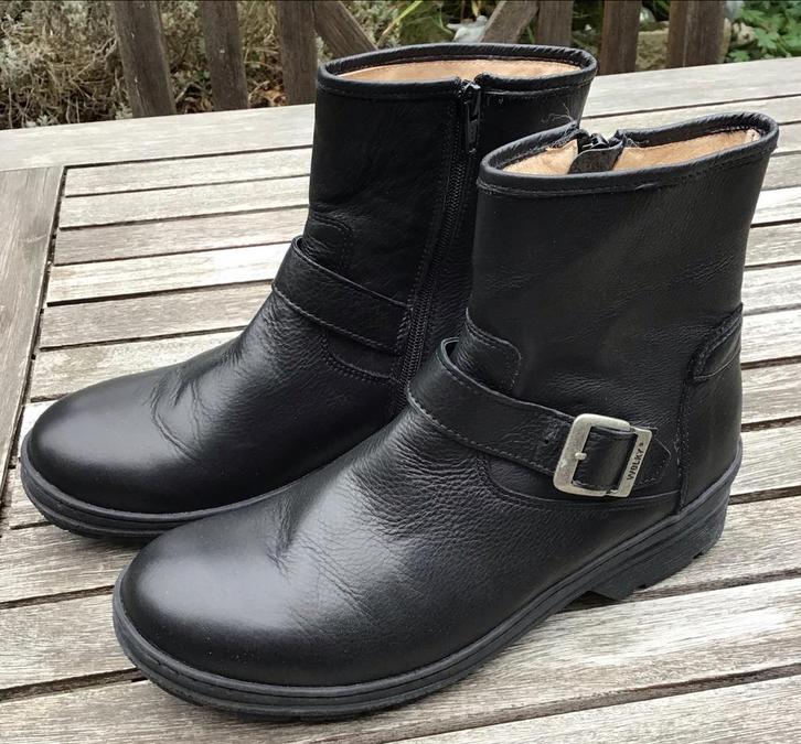 Wolky Zwarte Enkellaarsjes Maat 41, Kleding | Dames, Schoenen, Zo goed als nieuw, Lage of Enkellaarzen, Zwart, Ophalen
