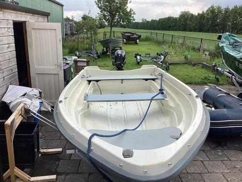 Terhi seafun 395 + Rubberboot geplaatst 4 augustus, Watersport en Boten, Vis- en Consoleboten, Zo goed als nieuw, 10 tot 30 pk
