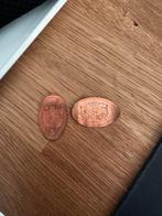 2 efteling pressed pennies, Ophalen of Verzenden