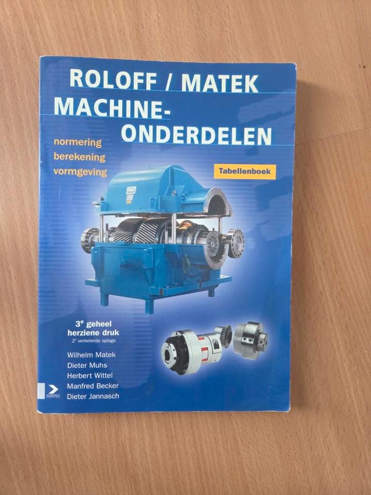 Roloff / Matek Machineonderdelen Tabellenboek, Boeken, Techniek, Gelezen, Werktuigbouwkunde, Ophalen of Verzenden