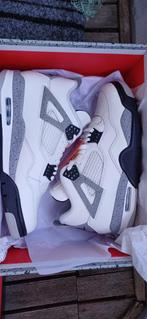 Jordan 4, Ophalen, Wit, Nieuw, Sneakers of Gympen