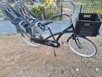 Tweelingfiets  Fietsfabriek, Fietsen en Brommers, 2 zitjes, Gebruikt, Dubbele standaard, Ophalen