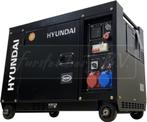 HYUNDAI HDG90 Heavy duty diesel generator 400V 7,5Kva, Doe-het-zelf en Verbouw, Aggregaten, Ophalen, Dieselolie, Geluidgedempt