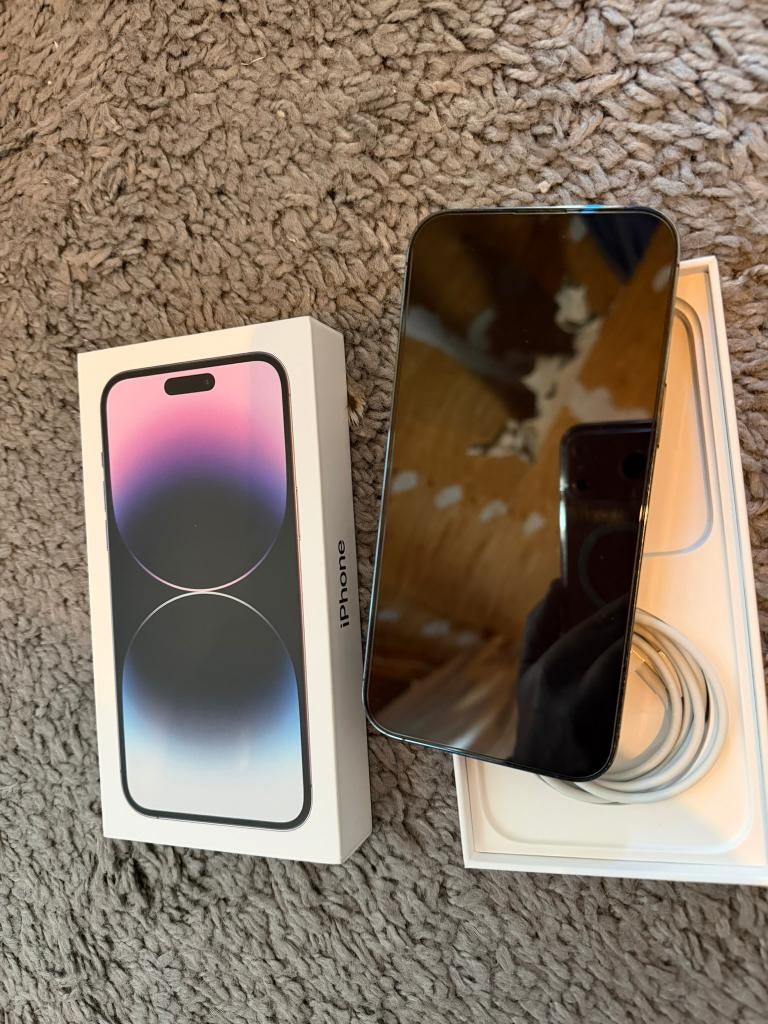 iPhone 14 Pro Max – Deep Purple – Topstaat!, Telecommunicatie, Mobiele telefoons | Apple iPhone, Zo goed als nieuw, 128 GB, Zonder abonnement
