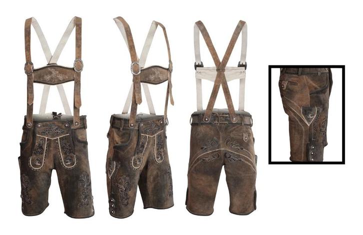 Lederhosen Heren Oktoberfest Heren Suede Leer Conic Fade, Kleding | Heren, Carnavalskleding en Feestkleding, Nieuw, Kleding, Carnaval