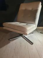 Kunstlederen draaistoel, Huis en Inrichting, Fauteuils, Kunststof, 75 tot 100 cm, Ophalen of Verzenden, Zo goed als nieuw