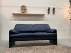 Nieuw Leolux Bora Beta Bank 2,5 zits leer Fauteuil blauw, Leolux, Ophalen of Verzenden, Rechte bank, Nieuw