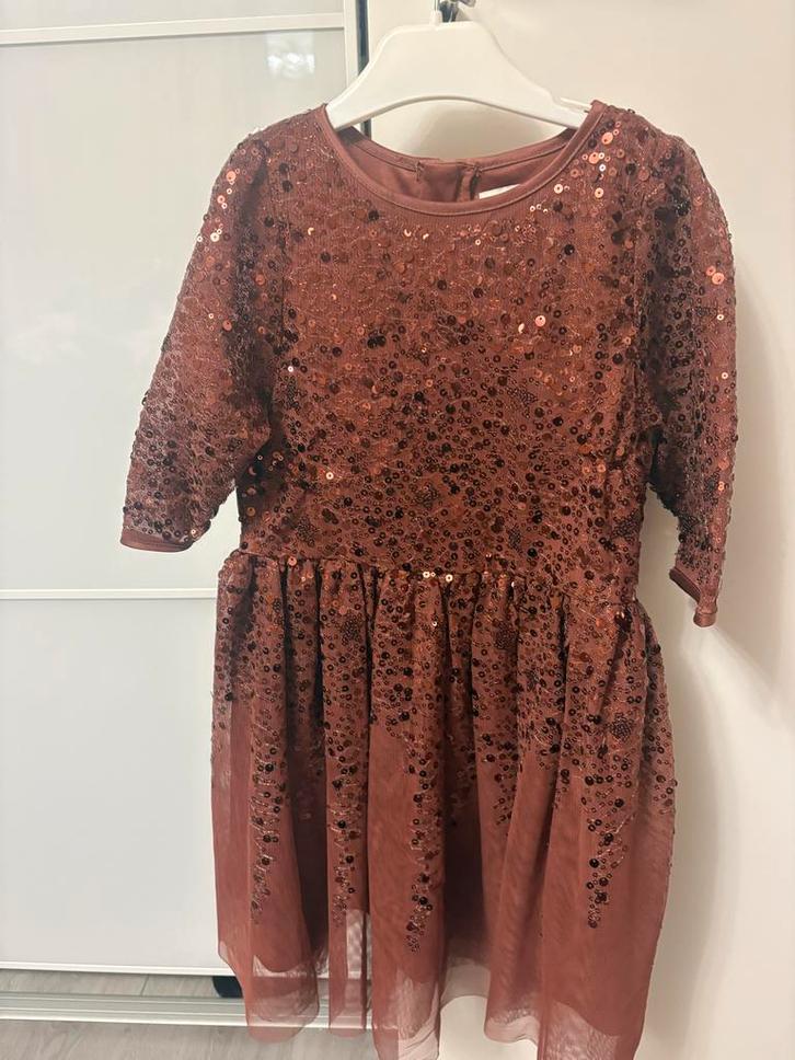 Feestjurk Meisjes Maat 110-116, Kinderen en Baby's, Kinderkleding | Overige, Zo goed als nieuw, Meisje, Ophalen of Verzenden