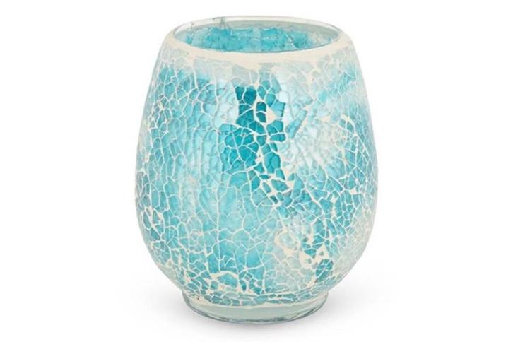 Waxinelichthouders (glas, blauw) 5 stuks te koop, Huis en Inrichting, Woonaccessoires | Kandelaars en Kaarsen, Nieuw, Kandelaar