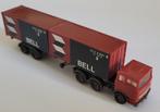 N-spoor vintage Wiking Germany Bell truck/oplegger, Hobby en Vrije tijd, Modeltreinen | N-Spoor, Ophalen of Verzenden, Gebruikt