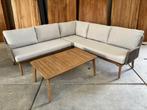 loungeset Kamiyah rope lichtgrijs, Ophalen, 4 zitplaatsen, Bank, Loungeset