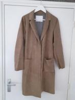 Yaya Women Beige Lange Jas Met Knopen En Ceintuur Maat 38, Maat 38/40 (M), Verzenden, Beige, Zo goed als nieuw