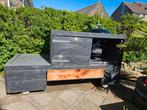 BBQ met kast op wielen buitenkeuken, Tuin en Terras, Ophalen, Gebruikt