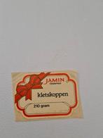 5533 Vintage Jamin Reclame Stickers 6 x, Ophalen of Verzenden, Gebruikt, Verpakking