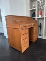 Antiek eikenhout rolluik bureau, Ophalen
