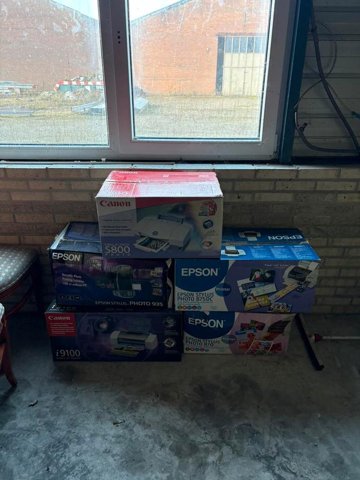 Partij van 5 printers – gebruikt maar compleet, Computers en Software, Printers, Gebruikt, Ophalen of Verzenden