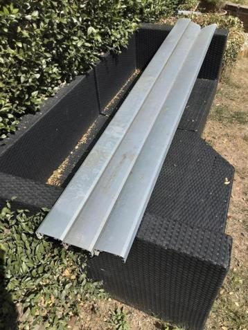 Aluminium U profielen voor balkon/balustrade of hekwerk  beschikbaar voor biedingen