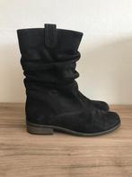 Suede korte laarsjes zwart, Zwart, Lage of Enkellaarzen, Ophalen of Verzenden, Manfield