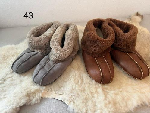 Grote maten handgemaakte wollen pantoffels, Kleding | Heren, Schoenen, Nieuw, Pantoffels of Sloffen, Bruin, Ophalen of Verzenden