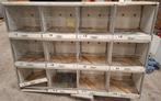 Kweekkooi 12 delig, Dieren en Toebehoren, Vogels | Hokken en Kooien, Ophalen, Gebruikt, Hout, Broedkooi of Kweekkooi