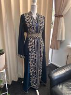 Elegante blauwe galajurk ,Abaya, Kleding | Dames, Blauw, Maat 42/44 (L), Ophalen of Verzenden, Zo goed als nieuw
