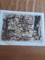 2 mooie oude pentekeningen van Louis Godefroy, Ophalen of Verzenden, Zo goed als nieuw, Clearstamp
