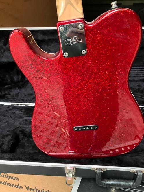 G&L USA classic custom red sparkle 2007, Muziek en Instrumenten, Snaarinstrumenten | Gitaren | Elektrisch, Zo goed als nieuw, Solid body