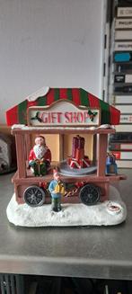 Giftshopkraam voor kerstdorp (Z258-43), Diversen, Kerst, Ophalen of Verzenden, Zo goed als nieuw