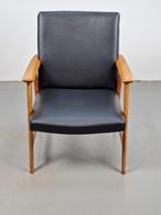 Vintage fauteuil De Ster Gelderland Deens design ‘60 Beuken, Huis en Inrichting, N, Vintage, 75 tot 100 cm, Ophalen of Verzenden