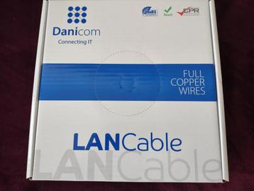 Danicom 4PR 23 AWG S/FTP CAT7 LSZH cable, LANcable nieuw OVP beschikbaar voor biedingen