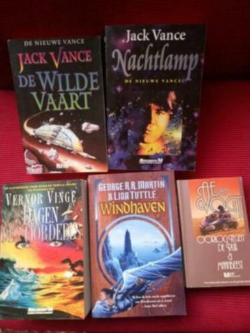 sf boeken jack vance,vernon vinge,george  beschikbaar voor biedingen