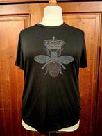 zeer mooi shirt Queen Bee strass steentjes 44/46, Ophalen of Verzenden, Nieuw, Maat 46/48 (XL) of groter, Korte mouw