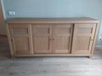 Dressoir en salontafel, licht eiken., Huis en Inrichting, Kasten | Dressoirs, 150 tot 200 cm, 25 tot 50 cm, Ophalen of Verzenden