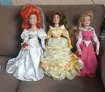 3 prinsessen uit de princess collection op standaard 45 cm., Ophalen of Verzenden, Assepoester of Belle, Zo goed als nieuw, Beeldje of Figuurtje