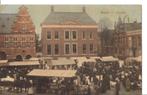 ALMELO  MARKT  GEANNIMEERD KLEUR    nr  1932, Verzenden, Voor 1920, Ongelopen, Overijssel