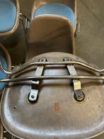 Set van 6 Vintage Eames Fiberglass Side Chairs, Ophalen, Gebruikt, Bruin, Vintage